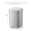 Automatic Dustbin 18L Big Size Touchless Motion Sensor Electronic Sensing Kitchen Garbage Rubbish Bin Trash Can L26cm W23cm H33cm