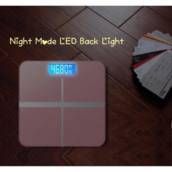 Random Digital Weighing Scale Temperature Backlight Display Body Bathroom Weight Scale