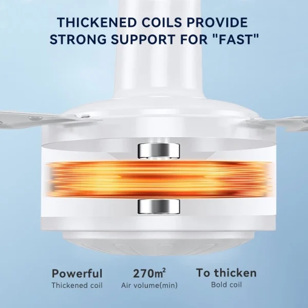 my-11134207-7r98x-ln15fyapi97f66.webp Random Ceiling Fan 56 inch Home Living Room Restaurant Ceiling Mute Big Wind Iron Leaf Electric
