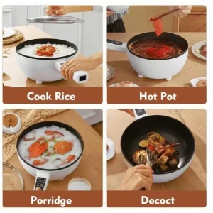 my-11134207-7r992-lnnsdt1eg58df2.webp Electric Frying Pan 4L Big Capacity Smart Multifunctional Gear Adjustable Non Stick Frying Pan With Steamer Cooking Pot