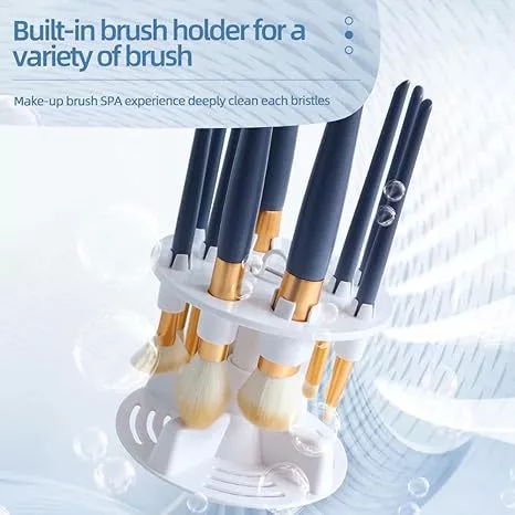 Makeup Brush Cleaner Electric Cosmetic Automatic Spinner Makeup Brush Cleaner Machine