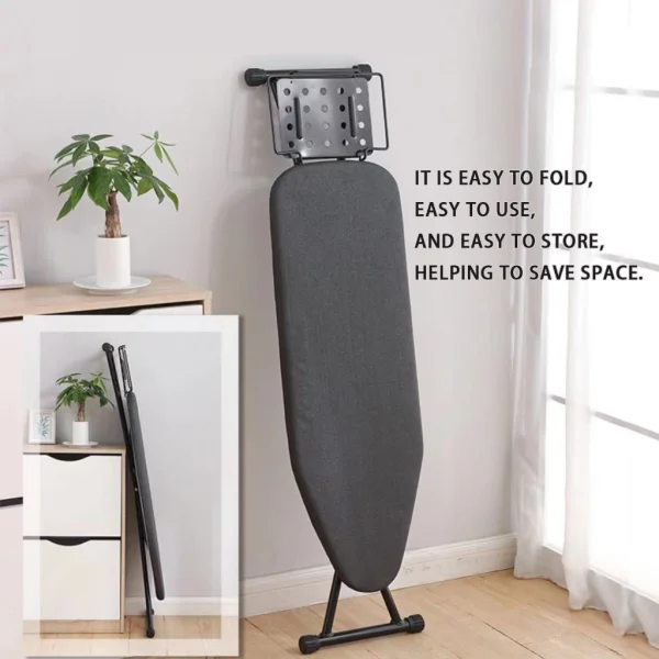 Ironing Board Upgrade Foldable Adjustable Height Ironing Board High Temperature Resistant Fabric Steam Ironing Board