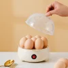 Mini Egg Boiler 1 or 2 Layers Electric Egg Cooker Automatic Egg Steamer Kitchen Steamed Breakfast Cooking Appliances