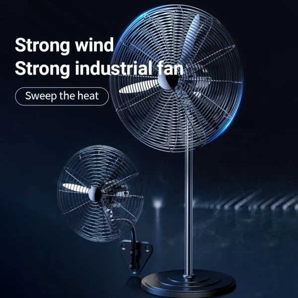 Industrial Fan Wall Fan 20 26 76 cm High Power Pure Copper Motor Large Wind Fan Industrial Iron Fan