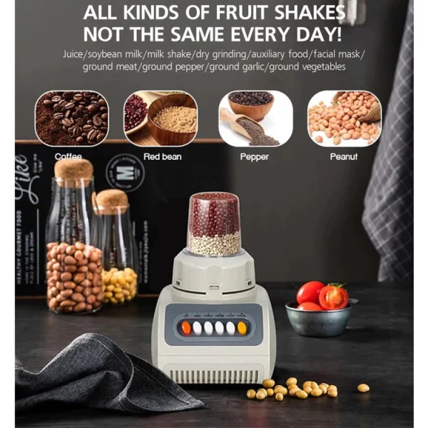 2 in 1 Blender Heavy Duty Countertop Mixer with Jug Multifunctional Juice Extractor Juicer Machine