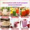 2 in 1 Blender Heavy Duty Countertop Mixer with Jug Multifunctional Juice Extractor Juicer Machine