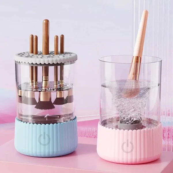 sg-11134202-7renc-m2lwjhkkayqva4.webp Random Automatic Electric Makeup Brush Cleaner 5V Multipurpose Beauty Brushes Dryer 3 in 1 Quick Dry Makeup Brush Machine Women