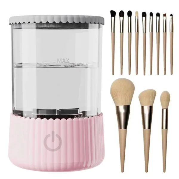 sg-11134202-7reoh-m2lwjcdjy1lz65.webp Random Automatic Electric Makeup Brush Cleaner 5V Multipurpose Beauty Brushes Dryer 3 in 1 Quick Dry Makeup Brush Machine Women